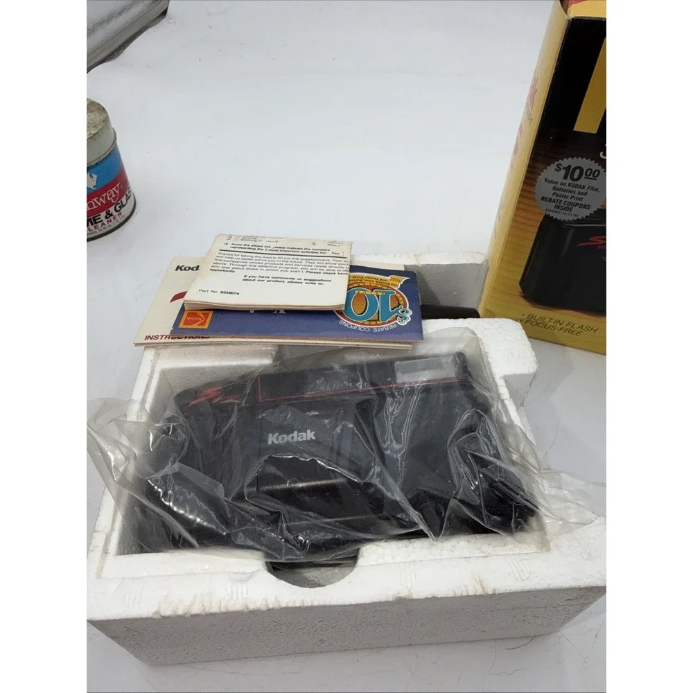 Kodak S100 EF S Series 35MM Film Camera Point & Shoot Black Open BoxNo Film Read